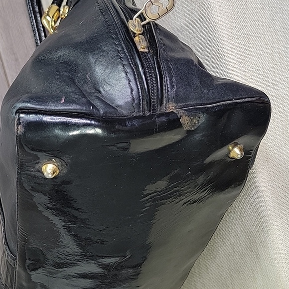 Large Marino Orlandi Black Leather Handbag - Picture 8 of 15